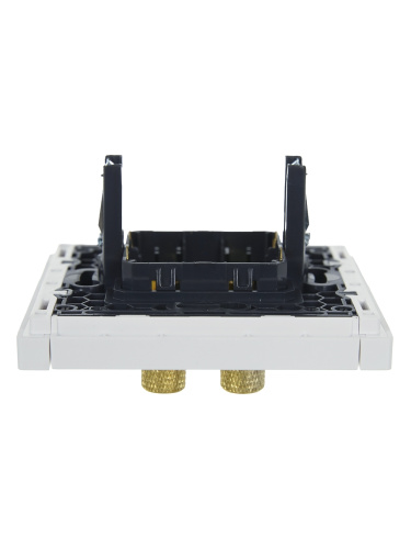 FORTE&PIANO Аудиорозетка 4-мест. FP239 бел. IEK