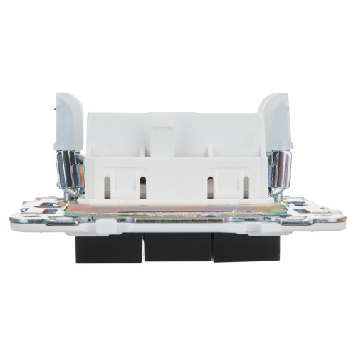 SKANDY Выключатель 3-клавишный 10А SK-V11Bl черный IEK