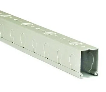 Короб перфорированный, серый TPD 75x50