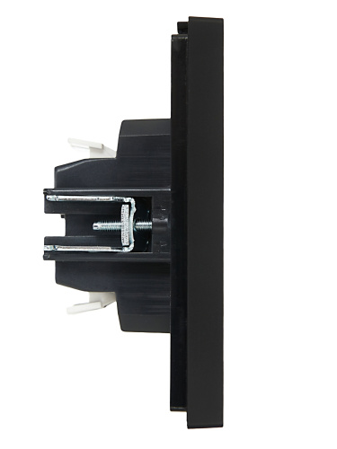 FORTE&PIANO Выключ. 2-кл. прох. 10А FP107 чер. IEK