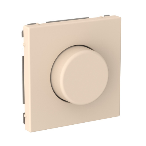 СВЕТОРЕГУЛЯТОР (диммер) повор-нажим, LED, RC, 400Вт, мех-м, ПЕСОЧНЫЙ