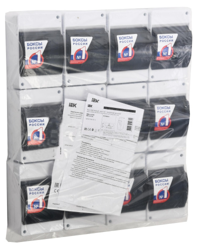 KREPTA 3 Корпус пластиковый КМПн 2/4 IP30 белый IEK