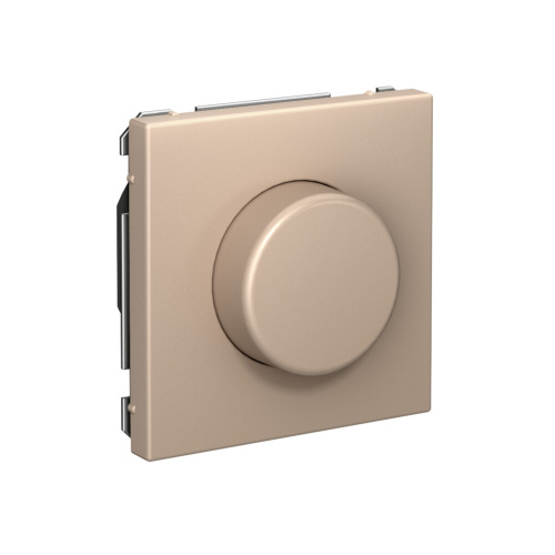 СВЕТОРЕГУЛЯТОР (диммер) повор-нажим, LED, RC, 400Вт, мех-м, ПЕСОЧНЫЙ