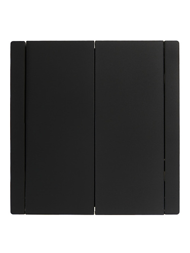 FORTE&PIANO Выключ. 2-кл. прох. 10А FP107 чер. IEK