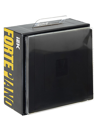 FORTE&PIANO Роз. комп. RJ45 кат.6 FP131 чер. IEK