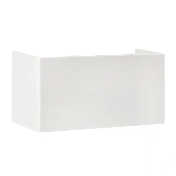 Соединитель (100х40) (2 шт) Plast EKF Белый