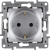 Розетка 2К+З шт АЛЮ ETIKA