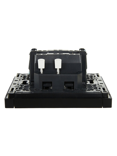 FORTE&PIANO Выключ. 1-кл. перекр. 10А FP112 чер. IEK