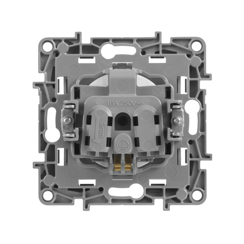 Розетка 2К+З шт АЛЮ ETIKA