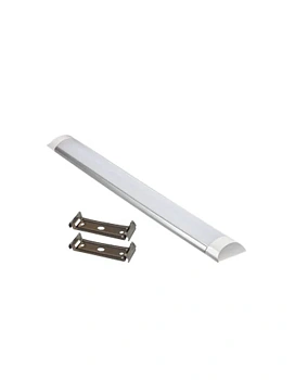 Светильник 18W LED (аналог ЛПО 2х18W) L600, 6400K, 1650Лм, IP40, СПО-09-210-18W (600х75х25) Evostar