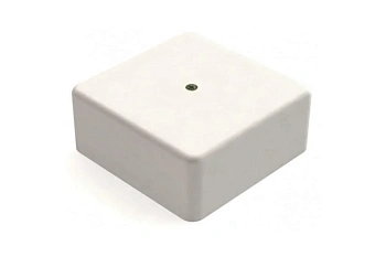 Коробка распр.для о/у 75х75х28 IP40 белый GE41215-01 Greenel
