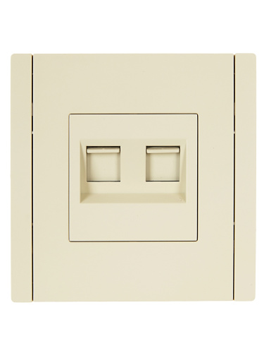 FORTE&PIANO Роз. комп. 2-ая RJ45 кат.5E FP433 ван. IEK