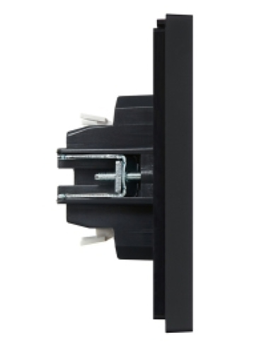 FORTE&PIANO Выключ. 1-кл. 10А FP101 чер. IEK