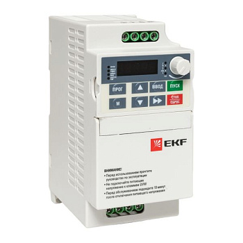 Преобразователь частоты 0,75 кВт 3х400В VECTOR-80 EKF Basic