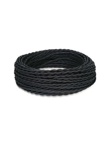 70111-05 Провод витой ПВХ, 2х1,5 ЧЕРНЫЙ, (бухта 10м)