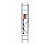 Лестница алюминиевая трёхсекционная ЛА 3х9 Вихрь
