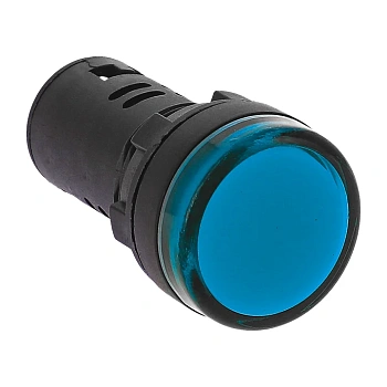 Лампа матрица  AD16-22HS d16-22мм 24V синяя  EKF