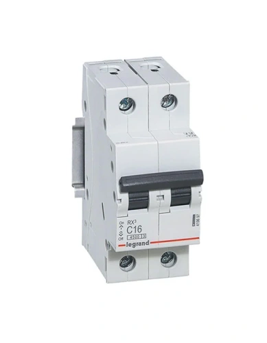 419697 Автоматический выключатель 2Р 16А 4.5кА тип С Rx3 Legrand