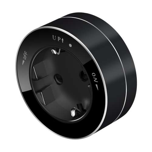 MultiTrack Розетка 2К+З круглая 16А/250В Антрацит