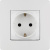 Розетка 2К+З БЕЛ ETIKA