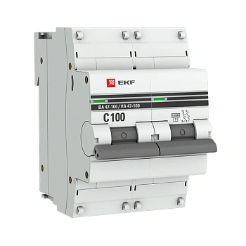 2Р100А ВА 47-100 х-ка С  10кА   EKF  PROxima