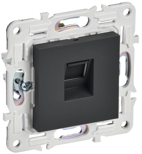 SKANDY Розетка компьютерная RJ45 кат.5E SK-K01G графит IEK