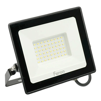 Прожектор светодиодный  70W/SMD/6400К 7000Лм IP65 AC230V/50Hz, черный, LL-931 Feron