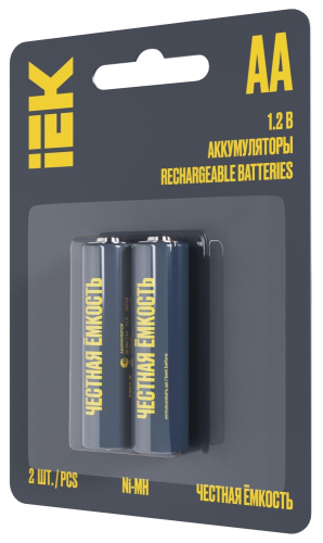 Аккумулятор GREEN Ni-MH AA 2700мАч (2шт/блистер) IEK