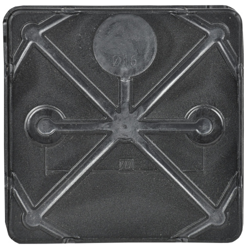 Коробка распаячная двухкомпонентная КМ42455 для открытой проводки безгалогенная (HF) 100х100х50мм IP