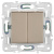 SKANDY Выключатель 2-клавишный перекрестный 10А SK-V06Sa песочный IEK