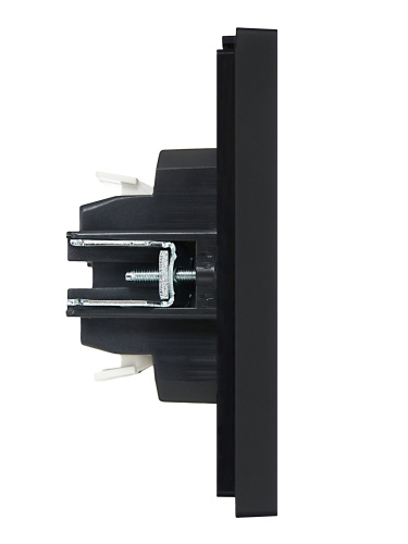 FORTE&PIANO Выключ. 2-кл. прох. 10А FP107 чер. IEK