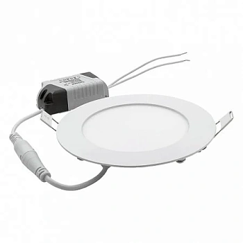Светильник  PPL- 8W GLP-RW13 d118/105 4000K белый IP20 GENERAL