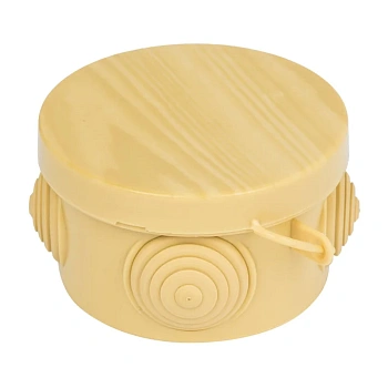 Коробка расп. д/откр.пр. d65х40мм EKF IP54 КМР-040-038 4 ввода СВЕТЛОЕ ДЕРЕВО       EKF