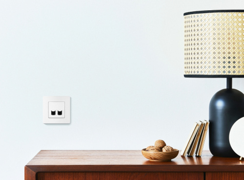 Роз 2ХRJ45 5е UTP БЕЛ ETIKA