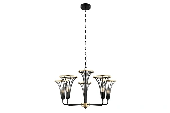 Подвесная люстра Lumien Hall Блис 4016/3P-BK-GD