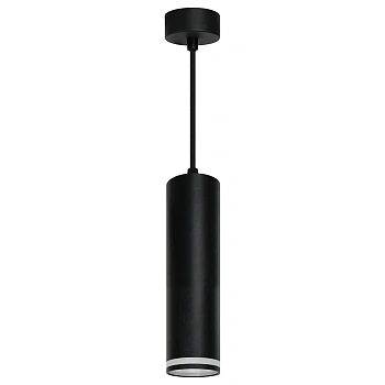 Светильник потолочный на подвесе MR16 35W 230V, черный D55*H200 ML1708 Barrel LUNA
