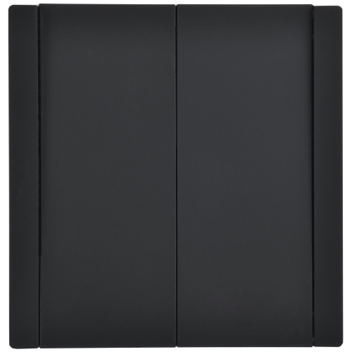 FORTE&PIANO Выключатель 2-клавишный перекрестный 10А FP109 черный IEK