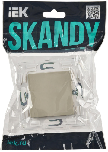 SKANDY Заглушка с суппортом SK-C01B бежевый IEK