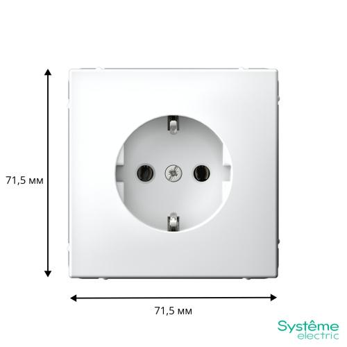 ARTGALLERY РОЗЕТКА с заземлением, 16А, механизм, быстрозажим. клем., ЛОТОС