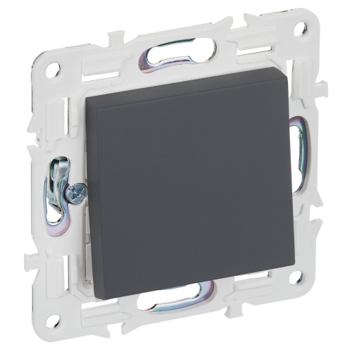 SKANDY Выключатель 1-клавишный перекрестный 10А SK-V03G графит IEK