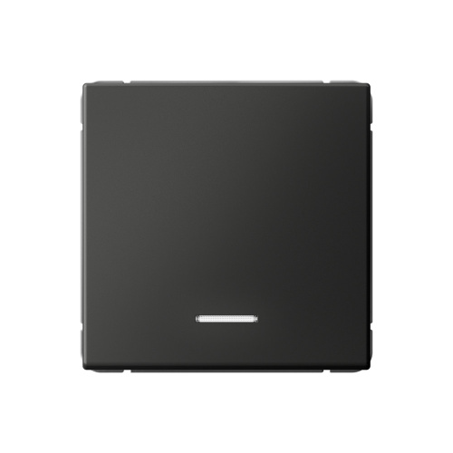 1-кл. ВЫКЛЮЧАТЕЛЬ с подсветкой, сх.1а, 10АХ, мех-м, БАЗАЛЬТ