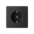 ARTGALLERY РОЗЕТКА с заземлением со шторками, 16А, механизм, быстрозажим. клем., КАРБОН