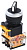 Переключатель D8-11X2 2 полож. 1з+1р черный IEK