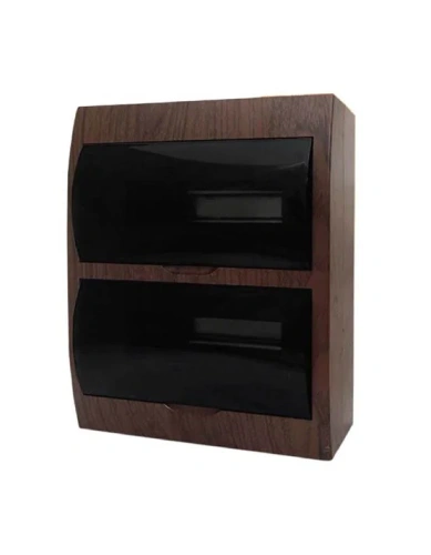 Щит распределительный навесной ЩРН-П-24 темное дерево IP41 EKF PROxima