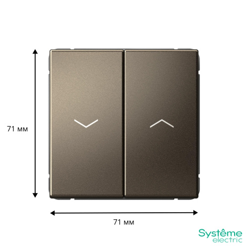 2-кл. ВЫКЛЮЧАТЕЛЬ ДЛЯ ЖАЛЮЗИ, 2х сх.4, 10А, мех-м, МОККО
