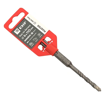 Бур  6х110 по бетону SDS-plus  (2 резца) (4S спираль) EKF Master
