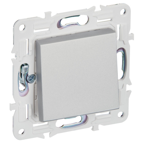 SKANDY Выключатель 1-клавишный перекрестный 10А SK-V03S серебряный IEK