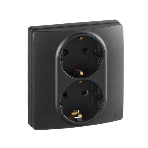 Розетка 2X2К+З шт АНТР ETIKA