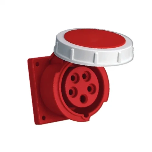 Розетка стационарная внутренняя угловая 4252 3Р+РЕ+N 32А 380В IP67 EKF PROxima