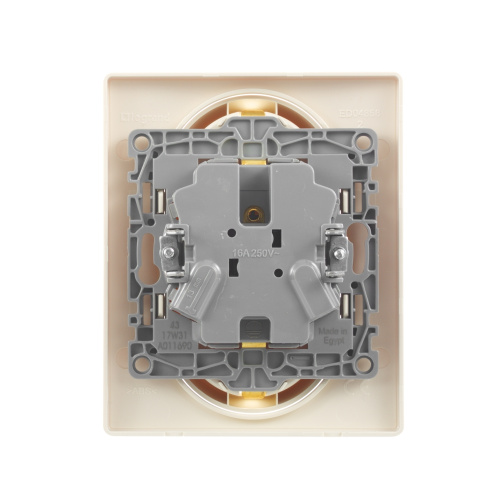 Розетка 2X2К+З СЛНК ETIKA